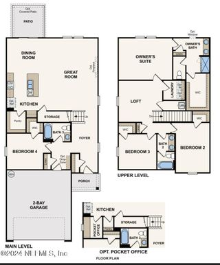New construction Single-Family house 14872 Macadamia Ln, Jacksonville, FL 32218 plan Santa Rosa - image