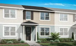 New construction Townhouse house 3240 Gardenia Reserve St, Apopka, FL 32712 plan Aurora - image