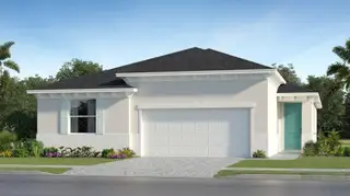 New construction Single-Family house 3432 Cedar Grove Dr, Fort Pierce, FL 34946 plan Harrisburg - image