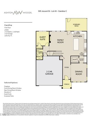 New construction Single-Family house 505 Jocund St, Unit 43, Rolesville, NC 27571 - image