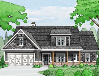 New construction Single-Family house 1509 Willowbend Pl, Monroe, GA 30655 plan (GA)Riley A.3 3 Front Entry (with bonus) - image