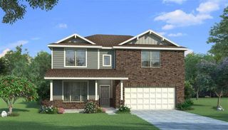 New construction Single-Family house 32303 Fly Fish Way, Fulshear, TX 77441 Hemlock KM- photo