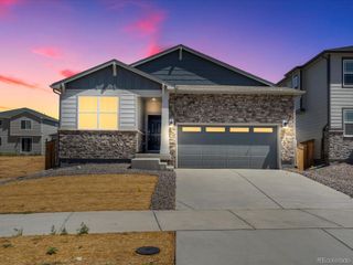 New construction Single-Family house 6035 Sugarloaf Street, Brighton, CO 80601 Primrose- photo