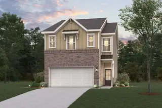 New construction Townhouse house 1834 Copelyn Reese Ct, Lawrenceville, GA 30043 plan Sawnee - image