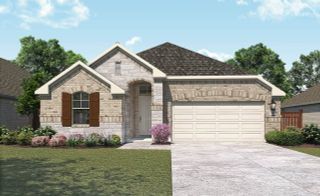 New construction Single-Family house 203 Chichkasaw Lane, Hutto, TX 78634 Premier Series - Mahogany- photo