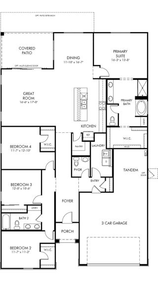 New construction Single-Family house 18444 W Manzanita Dr, Waddell, AZ 85355 plan Amber - image