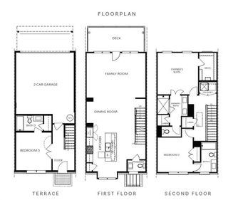 New construction Townhouse house 635 Silva St, Unit 131, Cumming, GA 30040 plan The Glendale - image