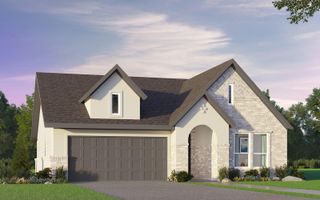 New construction Single-Family house 1528 Dancing Oak Ln, San Marcos, TX 78666 Rhodes- photo