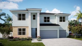 New construction house 19243 Wood Stork Wy, Loxahatchee, FL 33470 plan Saffron - image
