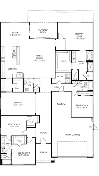 New construction Single-Family house 18464 W Loma Ln, Waddell, AZ 85355 plan Reagan - image