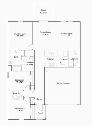 New construction  house 394 Puma Lp, Groveland, FL 34736 plan Dover - image
