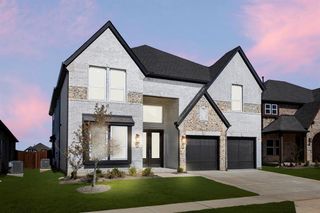 New construction house 6237 Shasta Creek Rd, Celina, TX 75009 plan Sheffield EW F - image