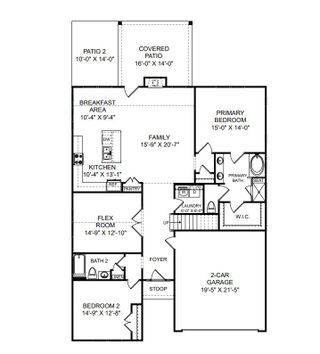 New construction Single-Family house 3125 Whispering Creek Drive, Indian Trail, NC 28079 The Radford- photo