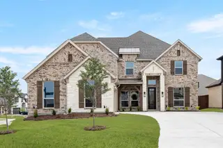 New construction Single-Family house 305 Lovett Ln, Burleson, TX 76028 plan Broadcrest FSW (w/Media or Opt 6th BR) - image
