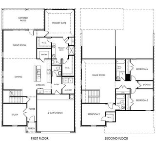 New construction house 17100 Loch Rd, Pflugerville, TX 78660 plan The Woodside (456) - image