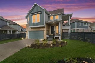 New construction  house 15139 Post Oak Falls Dr, Cypress, TX 77433 plan Oakdale – Courtyard Collection - image