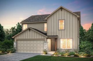 New construction Single-Family house 411 Tree Nut Loop, Buda, TX 78610 Sandalwood- photo