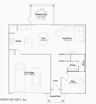 New construction  house 64 Wrensong Pl, St. Augustine, FL 32092 plan BRIO II - image