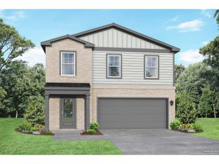 New construction Single-Family house 2534 Dry Moss Way, San Antonio, TX 78224 plan The Trinity D - image