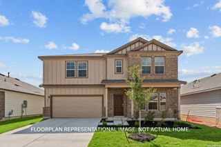 New construction Single-Family house 10346 Goodison Dr, Converse, TX 78109 plan Columbus - 40' Smart Series - image