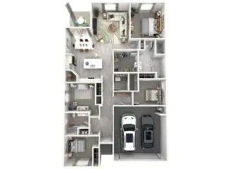 New construction Single-Family house 2227 Oak Shade Pl, Apopka, FL 32712 plan Walker - image