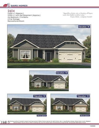 New construction  house 111 Oxford Ct, La Grange, NC 28551 plan Plan 2604 - image