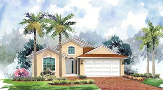 New construction Single-Family house 9600 Rainwood Court, Fort Pierce, FL 34945 Cayman 1763 B3- photo