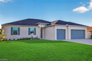 New construction house 622 Nw 16Th Pl, Cape Coral, FL 33993 plan The Bluewater Cove - image