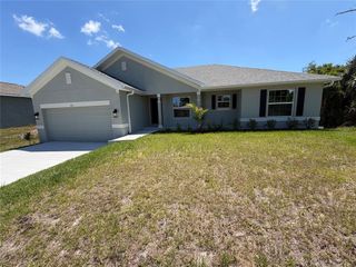 New construction Single-Family house 871 Red Bay St, Port Charlotte, FL 33948 plan 1540 - image