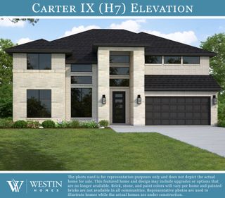 New construction house 18910 Moonriver St, Conroe, TX 77302 plan The Carter IX - image