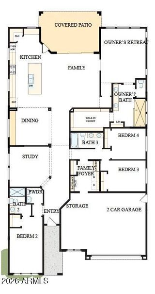 New construction Single-Family house 4365 N 217Th Ave, Buckeye, AZ 85396 plan The Saltbush - image