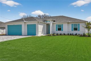 New construction  house 133 Sw 9Th Pl, Cape Coral, FL 33991 plan The Paradise Cove III - image