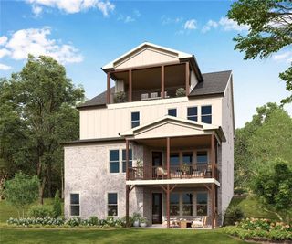 New construction Single-Family house 3475 Vermillion Vw, Suwanee, GA 30024 plan The Leverett - image