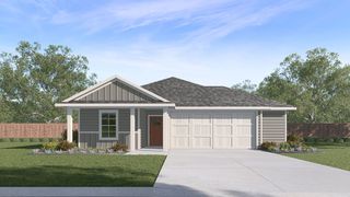New construction Single-Family house 300 Yellowstone Dr, Kyle, TX 78640 The Harris- photo