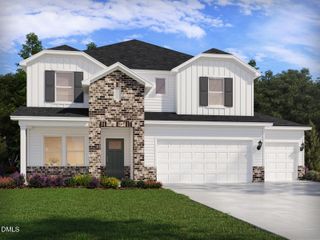 New construction Single-Family house 89 Stradshire Ct, Zebulon, NC 27597 plan Johnson - image