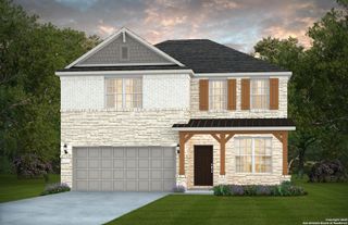 New construction Single-Family house 12413 Dime Box, San Antonio, TX 78253 plan Hamilton - image