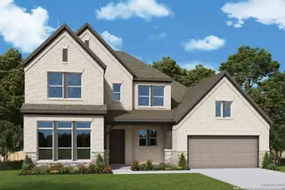 New construction Single-Family house 9957 Aurora Hill St, Boerne, TX 78006 plan The Presidio - image