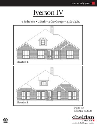 New construction Single-Family house 147 Rj Smith Dr, Boyd, TX 76023 plan Iverson IV - image