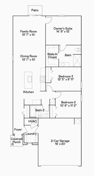 New construction house 7429 Capstone Dr, Groveland, FL 34736 plan Belmont - image