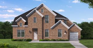 New construction Single-Family house 1814 Crimson Sunset Dr, Georgetown, TX 78628 plan Kaufman - image