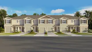 New construction Townhouse house 32574 Midsummer Night Ln, Wesley Chapel, FL 33543 plan Pearson - image