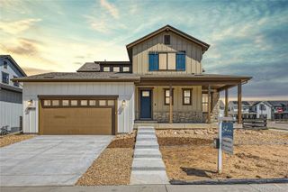 New construction Single-Family house 11251 Bright Sky Circle, Littleton, CO 80125 5052 Meadowview Exterior C - Highline Ranch- photo