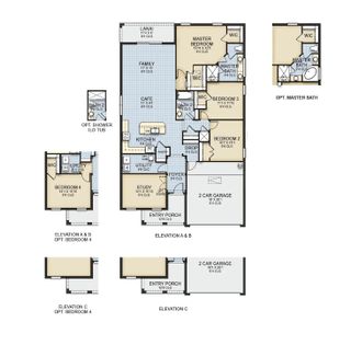 New construction Single-Family house 2569 Raghav Trail Rd, Tavares, FL 32778 plan Margate II - image