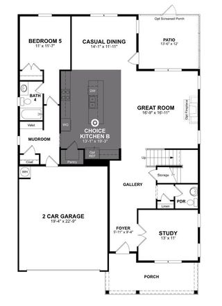 New construction  house 500 Soapstone Dr, Durham, NC 27705 plan Dillon - image