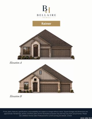 New construction Single-Family house 5308 Park Overlook, Marion, TX 78124 plan Rainier - image
