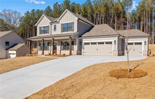 New construction Single-Family house 1157 Cherry Bark Ct, Loganville, GA 30052 plan (GA)The Jackson | Front Entry - image