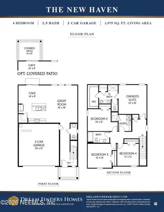 New construction Single-Family house 418 Barbosa Trl, St. Augustine, FL 32095 plan New Haven - image
