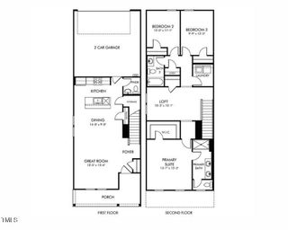 New construction Townhouse house 3719 Rosebush Dr, Zebulon, NC 27597 Lakewood- photo
