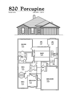 New construction Single-Family house 820 Porcupine, Springtown, TX 76082 - photo