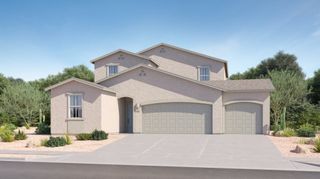 New construction Single-Family house 8817 E Crimson Snowberry Wy, Vail, AZ 85641 plan Rillito - image